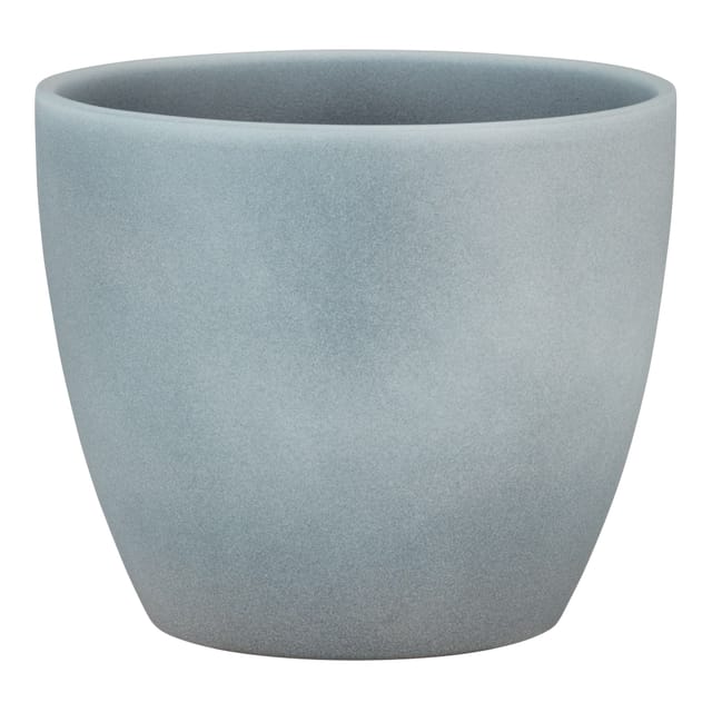 Scheurich - Stone, Blumentopf aus Keramik, Farbe: Grey Stone, 19 cm Durchmesser, 17 cm hoch, 3,3 l Vol.