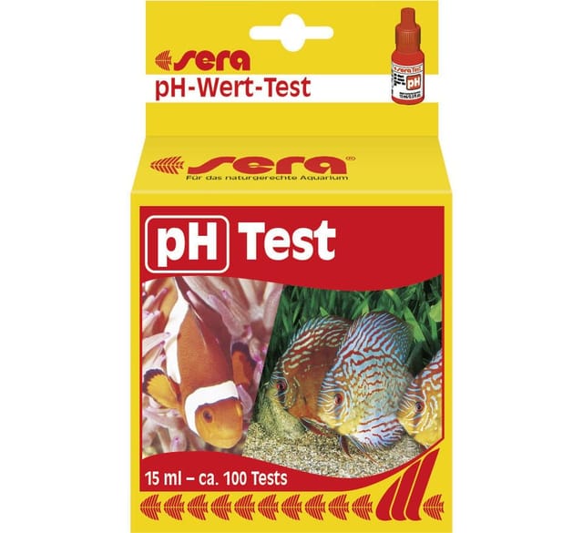 Sera Aquariumwassertester pH-Test 15 ml Aquarium-Wasseraufbereiter