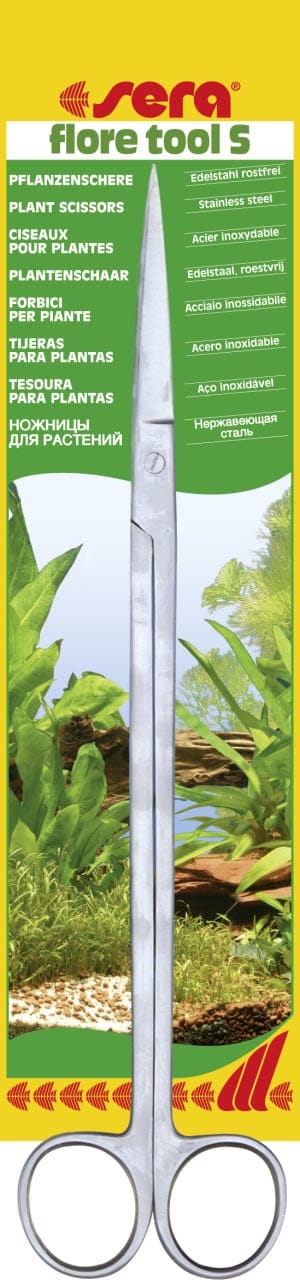 Sera Aquarienzubehör Pflanzschere Edelstahl Flore Tool S 26 cm Wasseraufbereiter