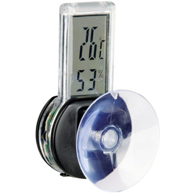 Trixie - Reptilien - Digital-Thermo-/Hygrometer, mit Saugnapf
