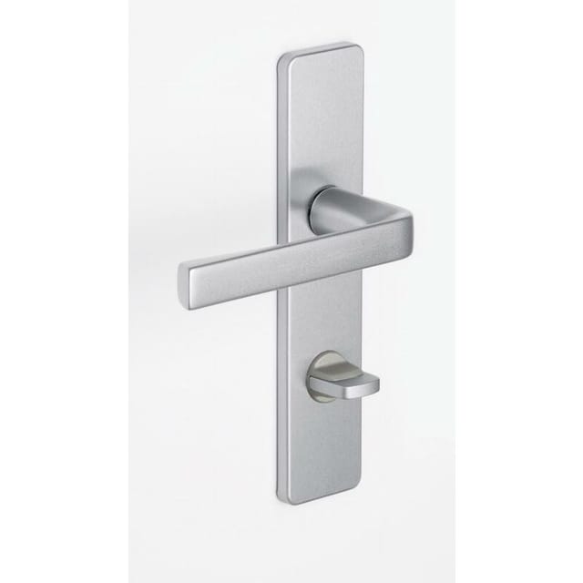 Vachette - Set kaza - Platte 190x42 mm - Befestigungsabstand 165mm - Silber - 1364/6329 kondamentierung