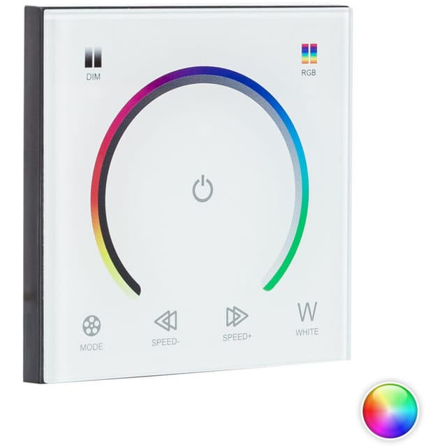 Efectoled - Wand-Controller Dimmbar Touch für LED-Streifen 12/24V dc rgb rgb