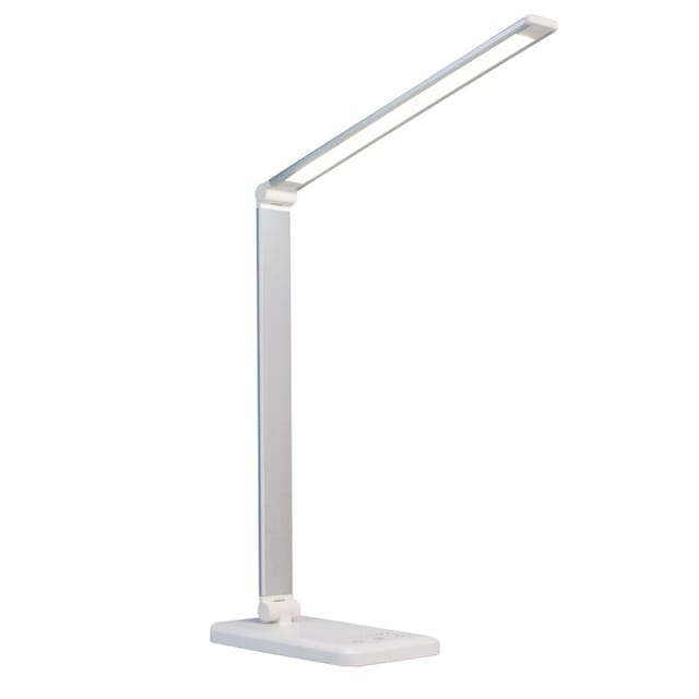 Vtizikl Lampe de Bureau LED, Lampes de Bureau Dimmable 5 Modes , Flexible Contrôle Tactile Protection des Yeux,Lampe de chevet Avec Port USB et