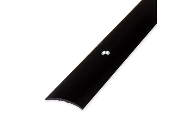 Proviston - bergangs- & Ausgleichsprofil Aluminium 28 x 1.5 x 1000 mm Schwarz Bodenprofil Metallprofil Übergangsschiene