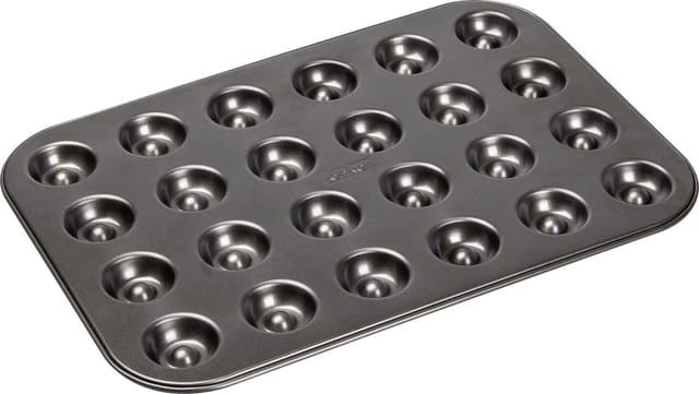 Zenker Husarenkrapfen-/ Engelsaugenblech Sparkling Christmas, Ofenblech mit Teflon Antihaftbeschichtung für kinderleichtes Backen, hochwertige Form