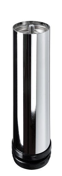 Hettich Möbelfuß 6,0 x 20 - 23 cm Stahl verchromt - 1 Stück Möbelfuß