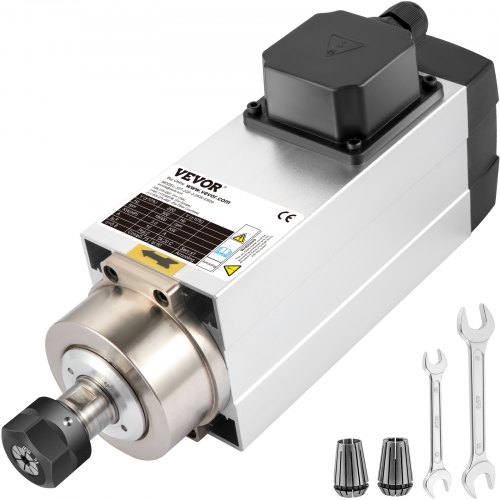 VEVOR 3KW Spindelmotor linearmotor Luftgekühlte High Speed Mahlschliff Fräsmotor