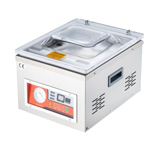 Mophorn - Vevor Vakuumierer Dz-260a Kompakter Profi-kammervakuumierer 180w Motor Kammervakuumierer 6,5 Cbm/h Vakuumiergerät 33x25cm Dichtungsgröße Geeignet Für Haushalten Supermärkten Lebensmittelfabriken
