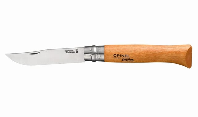 O-VRN12 Viroblok Klappmesser, Klinge aus Kohlenstoffstahl, 12 cm - Opinel