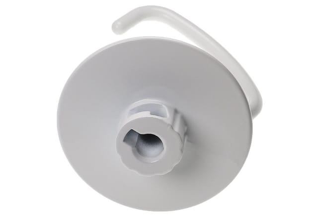 Vhbw - Knethaken kompatibel mit KitchenAid Artisan, Classic, Ultra-Power Küchenmaschine - Rührhaken, 14,5 x 12 cm, Aluminium, Weiß
