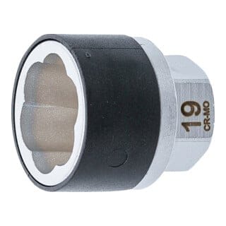 Bgs Technic - Spiral-Profil-Steckschlüssel-Einsatz / Schraubenausdreher Antrieb Außensechskant 19 mm sw 19 mm