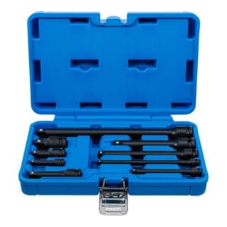 Bgs Technic - Kraft-Verlängerungs-Satz 6,3 mm (1/4') / 10 mm (3/8') / 12,5 mm (1/2') 9-tlg.