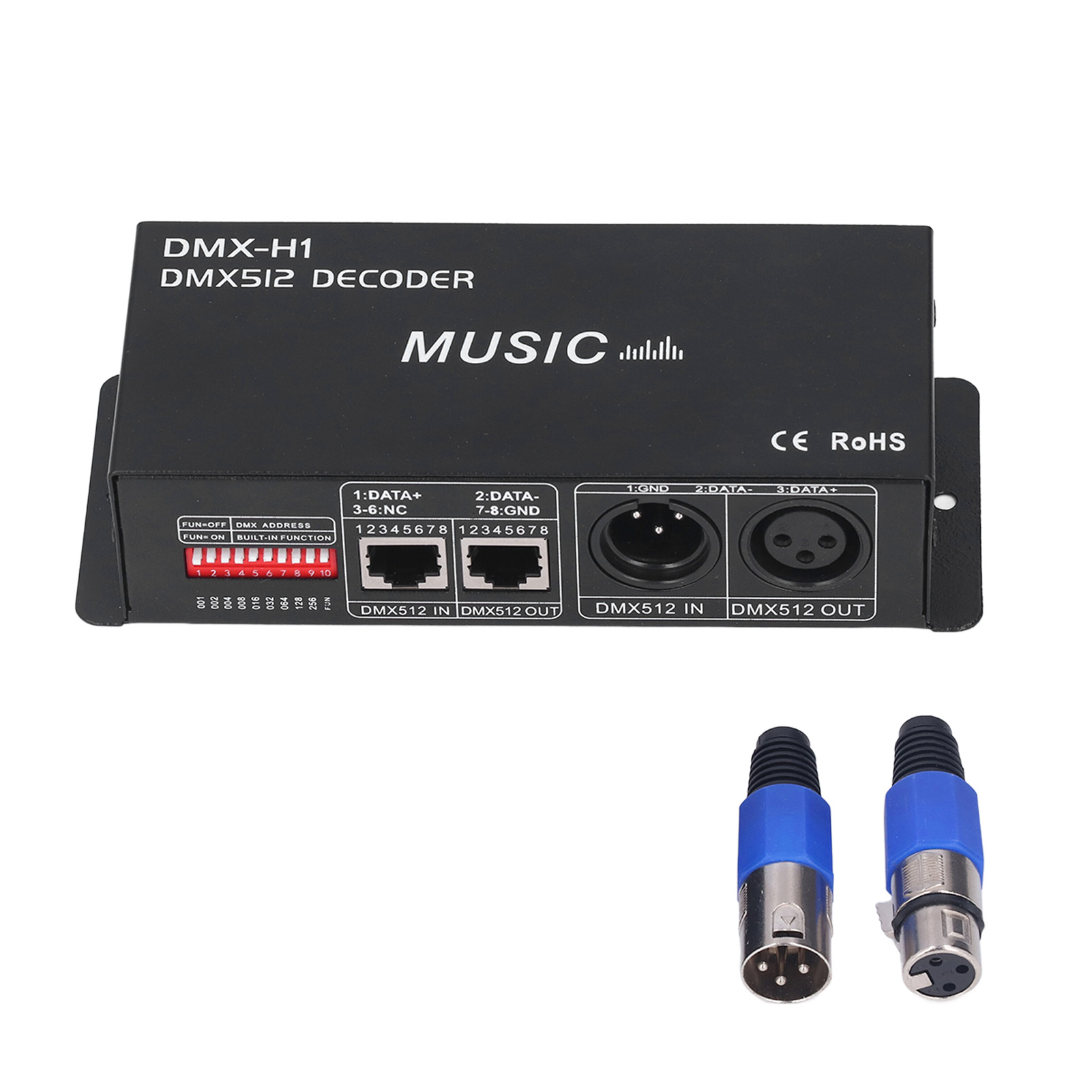 Sober Bars8a 4-kanal-dmx 512-decoder, Einstellbarer Rgb-dimm-led-controller Für Bars, Hotels