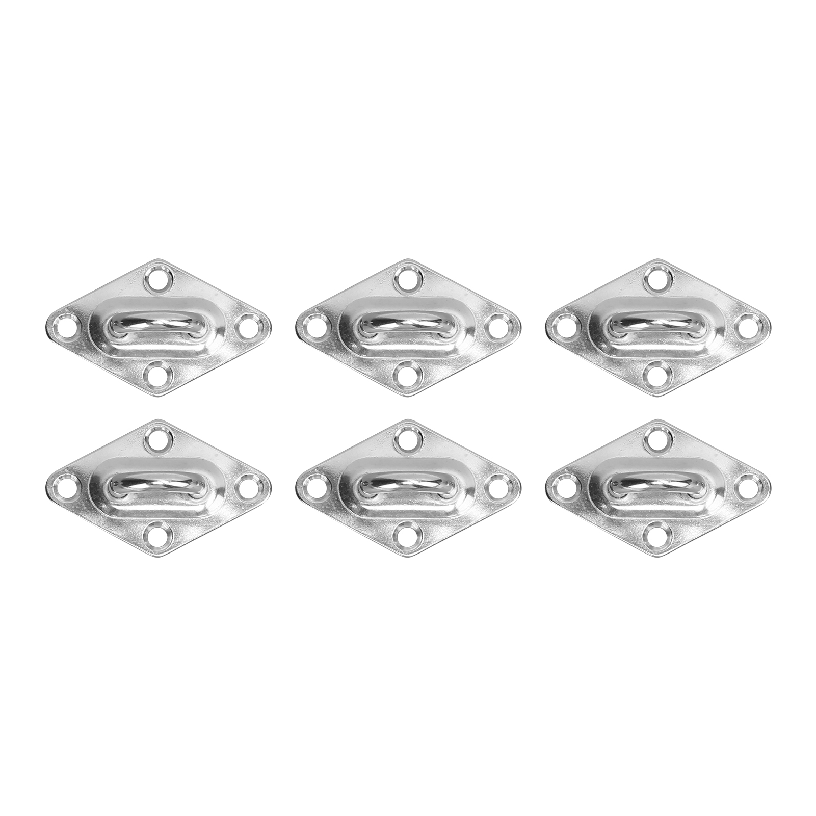 6pcs Diamond Eye Plate Wandhalterungshaken Marine Deck Hardware Edelstahl Für Sonnenschutzsegel 5mm/0,20 Zoll