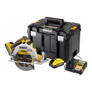Akku-Handkreissäge 18V DCS573H2T, 2x 5,0 Ah Powerstack und Ladegerät - Dewalt