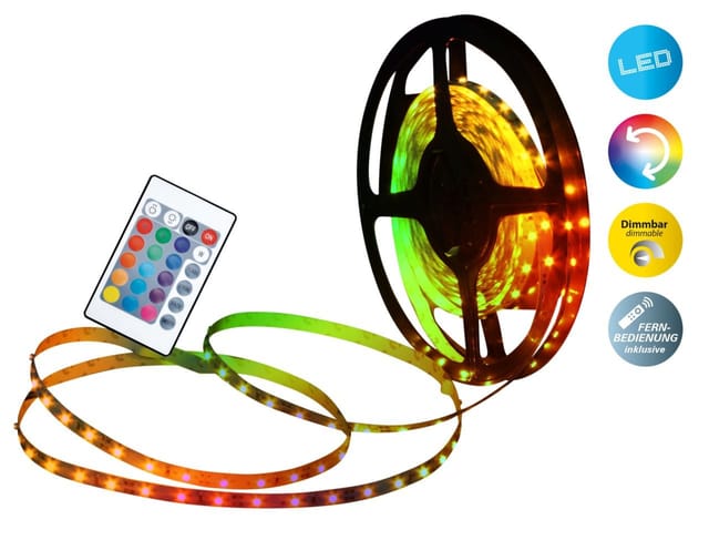 Näve led Stripe rgb 10m 24W, dimmbar led Stripe