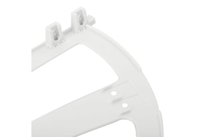SDA08-W 2 Stück Schrank Scharniere Möbel Schuhbank Schuhkipper Scharnier für Schuhschrank Kunststoff Ausgehöhlt Regalzahnstangen-Halter Schuhhalter