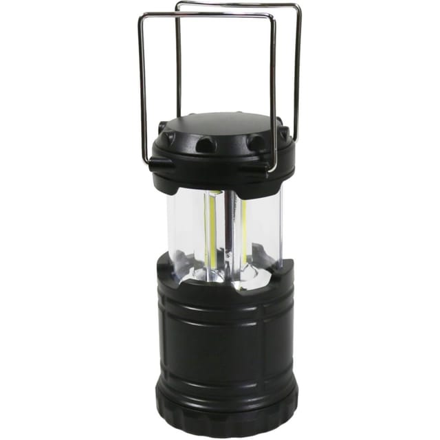 Tragbare Campinglampe mit faltbarem Griff und 3 cob LEDs - Technik@all