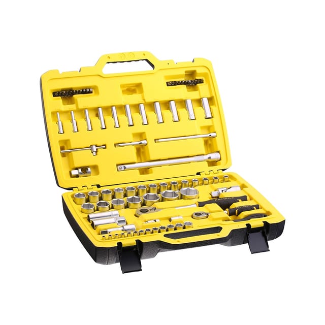 Steckschlüsselsatz 1/2' und 1/4' - 81-teiliger Satz - einfaches und schnelles Auswerfen - fatmax Stanley FMMT82826-1