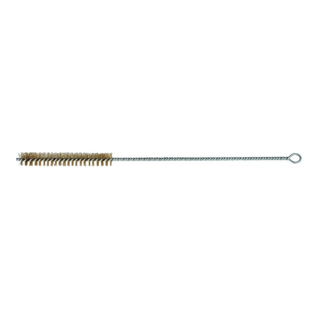 Lessmann ® - Zylinderbürste Länge 300 mm ø 10 mm 0,15 mm Messingdraht Besatzlänge 100 mm