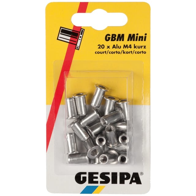 1433669 Blindnietmutter M4 20 St. - Gesipa