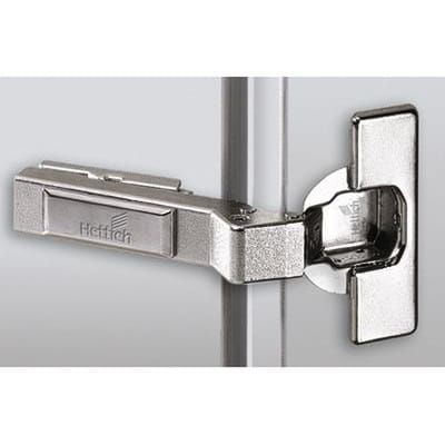 Hettich - Möbel-Topfscharnier, Intermat 9936, 77700, 95°, Kröpf. 6mm, zdg silber vern.