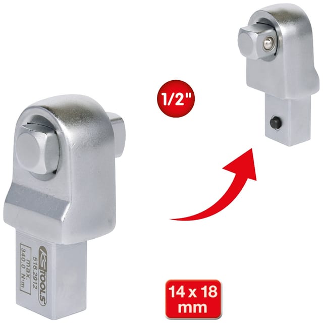Adapter für Steckdosen, 14x18 mm 1/2''