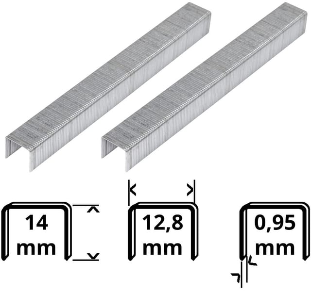 Güde 5000 x Klammern 14 mm 12,8 mm Heftklammern für Güde Klammergerät KN 14