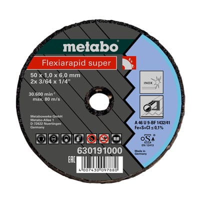 Metabo Kleintrennscheibe 50x2,0x6 mm, 630192000