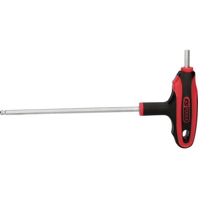 Ks tools T-Griff-Innensechskant-Kugelkopf-Schlüssel 5 mm - 151.8134