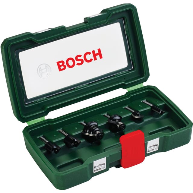 6-teiliges HM-Fräser-Set (1/4 Schaft) - 2607019462 - Bosch