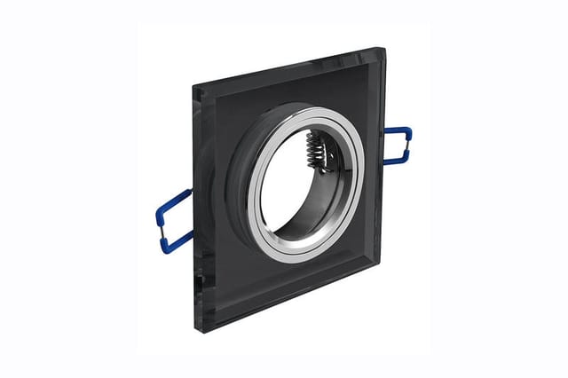 Deckenstrahler BRILLANTE - Einbau - Glas - Schwarz - 9 x 9 cm GTV LIGHTING