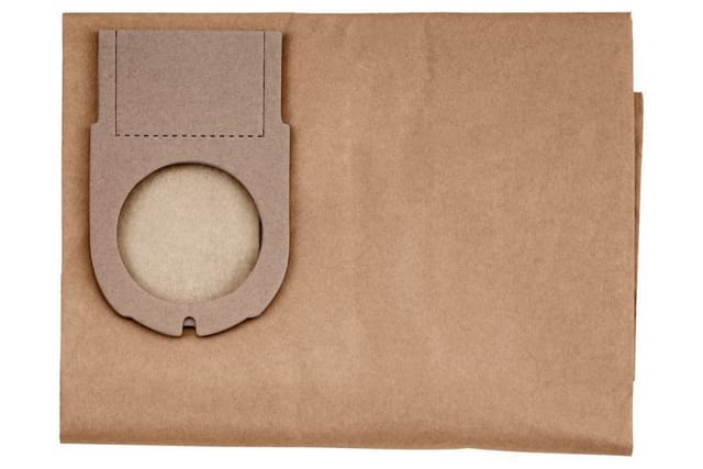 5 Papierfilterbeutel, 25 Liter, für as 9010, asa 9011 (631348000) - Metabo