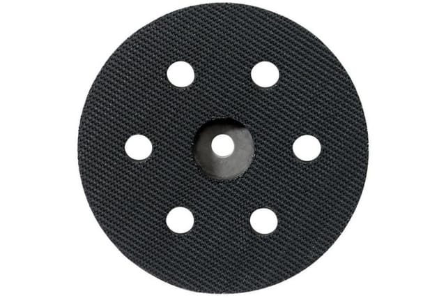 Stützteller 80 mm, gelocht, mittelharte Ausführung, mit Kletthaftung, für sxe 400, für Haft-Schleifblätter (624064000) - Metabo