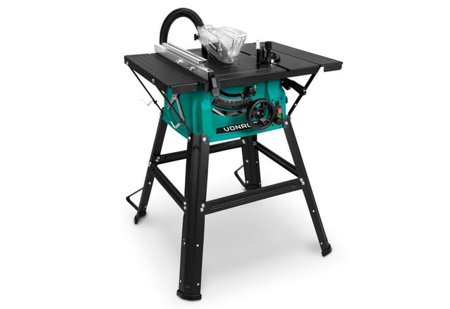 Vonroc - Sägetisch – 1500 w – Inkl. 210 mm, 40T Sägeblatt – mit Untergestell