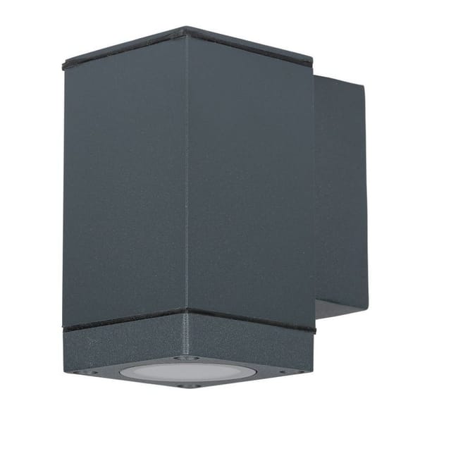 Led Wandleuchte GU10 Lampenfassung Unterstrahl Dunkelgrau IP44 - V-tac