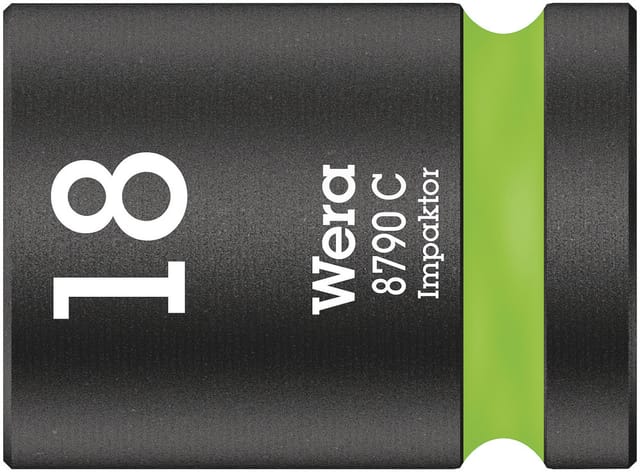 8790 c Impaktor Steckschlüsseleinsatz mit 1/2'-Antrieb, 18 x 38 mm - Wera