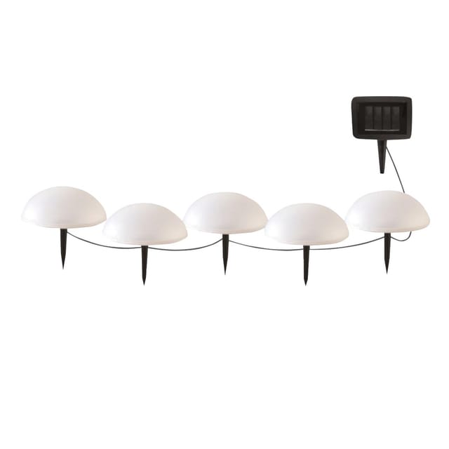 Solar Halbkugeln X5 Zum Stecken half moon ∅15cm