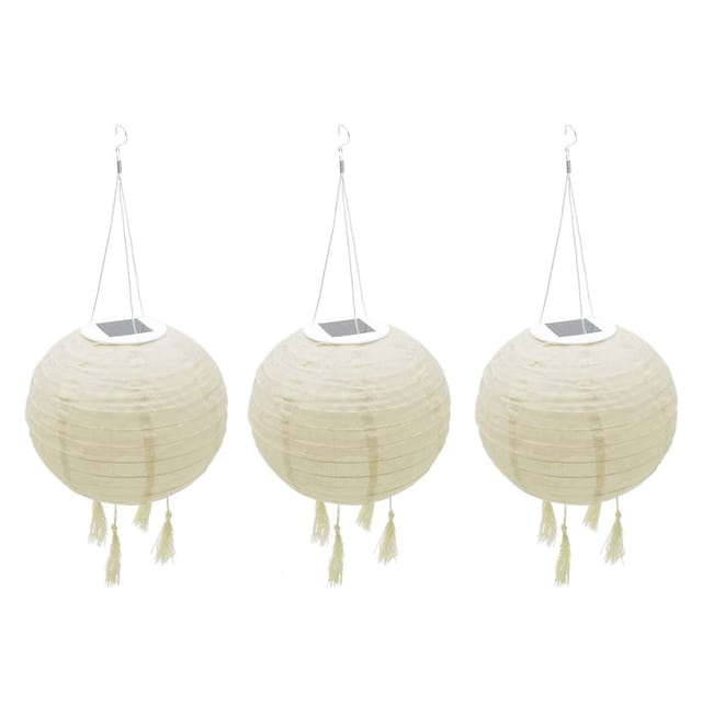 Lumi Jardin - Solarhänger 3er Set himalaya ∅30cm