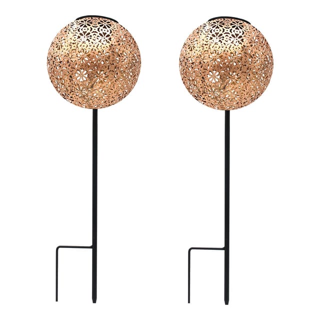 Solarleuchten 2er Set Orientalische AGADIR h45cm