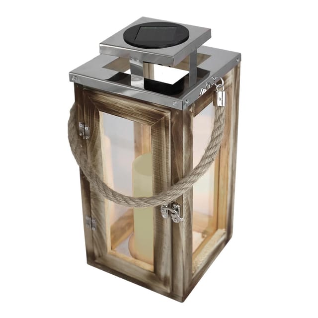 Solarlaterne Mit Griff OAKY h28cm