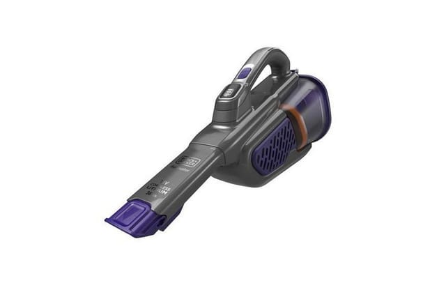 Black&decker - black+decker Reinigung - Akku-Handstaubsauger 18V, Ladegerät, Titan/Lila BHHV520BFP-QW