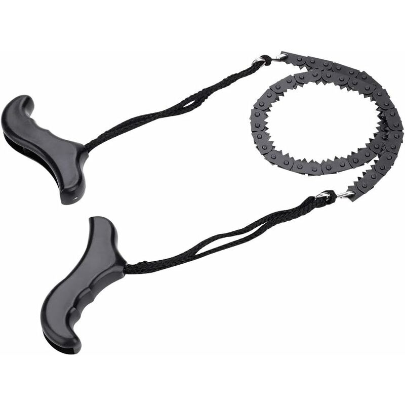 [neuwertig]taschenkettensäge, Überlebenshandsäge, Tragbare, Leichte Metallkettensäge, Outdoor-notfall-überlebenszubehör