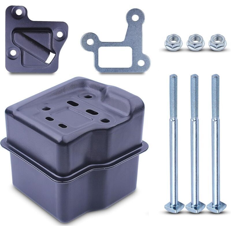 [neuwertig]auspuff-kit Für Stihl Kettensägen Der Serien 029, 039, Ms310, Ms290 Und Ms390, Auspuffrohr + Dichtung + Schrauben Und Muttern + Schalldämpferhalterung (zubehör/ersatzteile)