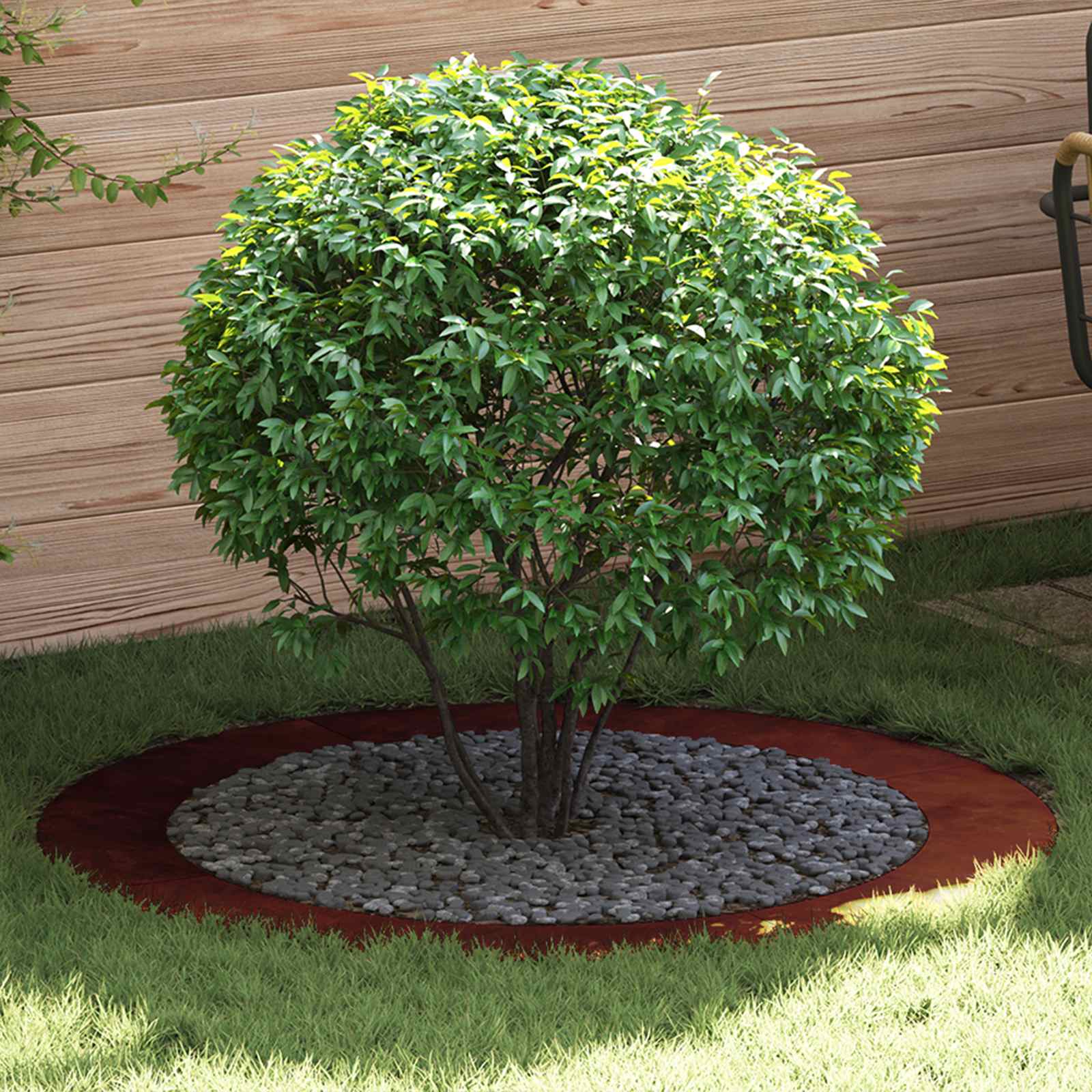 Geeignet Für Flache Baumringe 5 Pcs Braun Ø90 / 120 Cm
