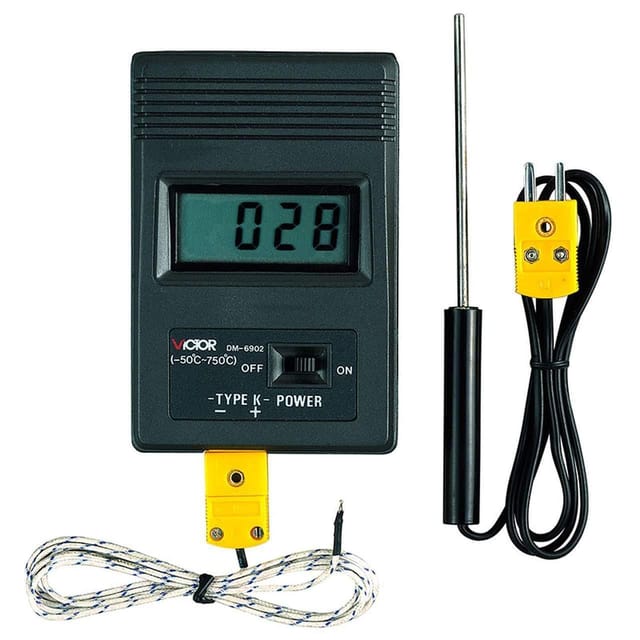 Fervi - tragbar thermometer digital temperaturmessgerät T054
