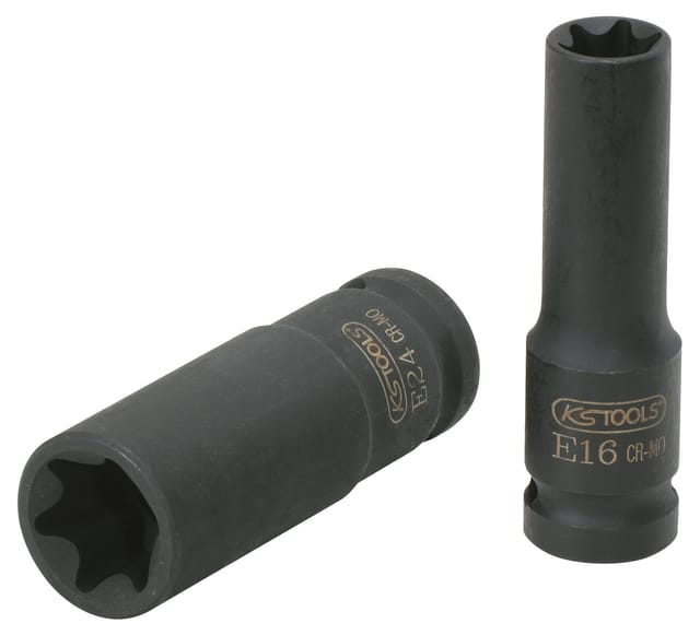 1/2' Torx-E-Kraft-Stecknuss, lang, E12