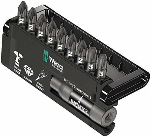 Bit-Check 10 pz Impaktor 1 - Wera