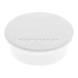 Magnetoplan - Magnet Discofix Color (ø x h) 40 mm x 13 mm rund Weiß 10 St. 1662000