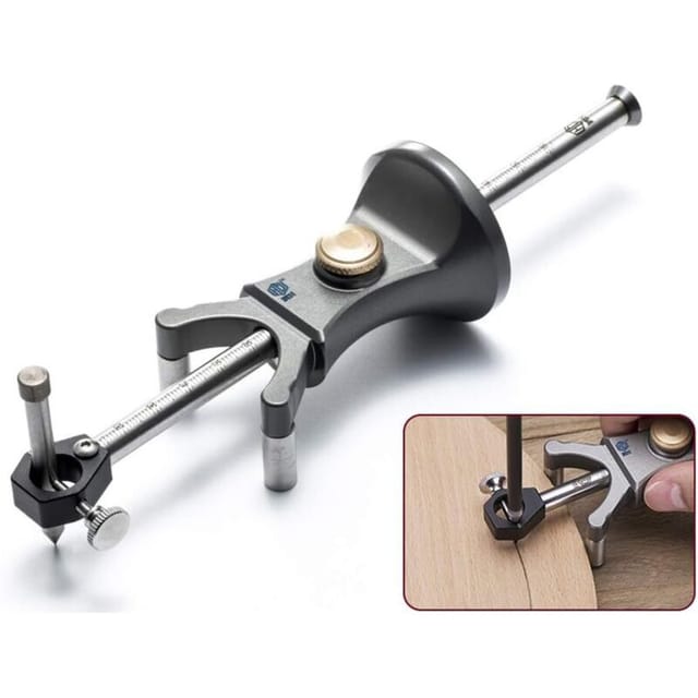 Diy Scriber Dual-zweck Holz Scribe Werkzeuge Multifunktionale Zeichnung Linien Und Bögen